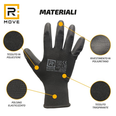 Guanti Lavoro RMove - XL - in Poliuretano - 1 paio