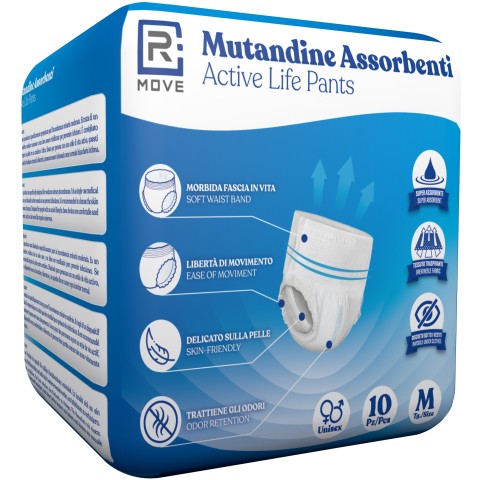 Mutandine Assorbenti RMove - M - 10 pz - Active Life Pants