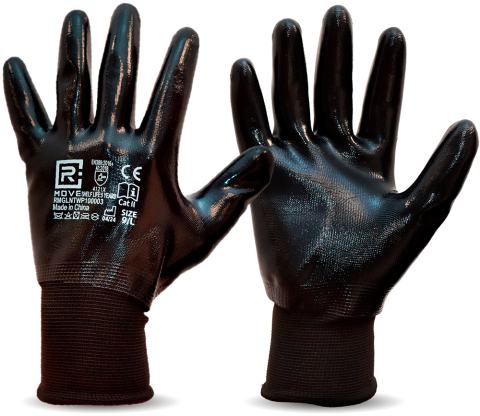 Guanti Nitrile Impermeabili da Lavoro - XL - 1 paio - RMove