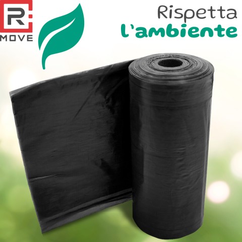 Sacchetti igienici per cani RMove - 54 rotoli da 15 sacchetti - 23x30cm - neri