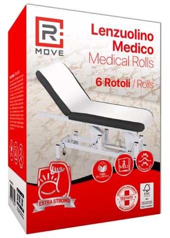 Lenzuolini Medici RMove - 6 rotoli carta - 60 cm x 60 m