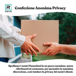 Pannoloni Assorbenti RMove - M - 100 pz - Active Life Diapers - 4 confezioni da 25 pannoloni