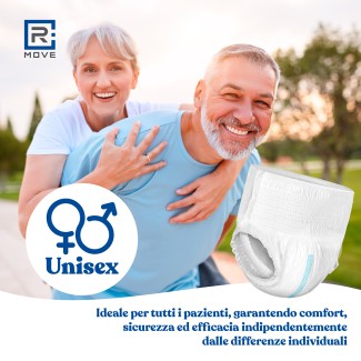 Mutandine Assorbenti RMove - L - 120 pz - Active Life Pants - 12 confezioni da 10 mutandine