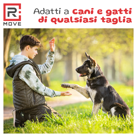 Sacchetti igienici per cani RMove - 6 rotoli da 15 sacchetti - 23x30cm - verdi