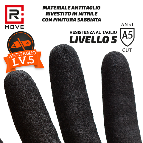 Guanti da Lavoro Antitaglio RMove - Liv. 5 - L - 1 paio