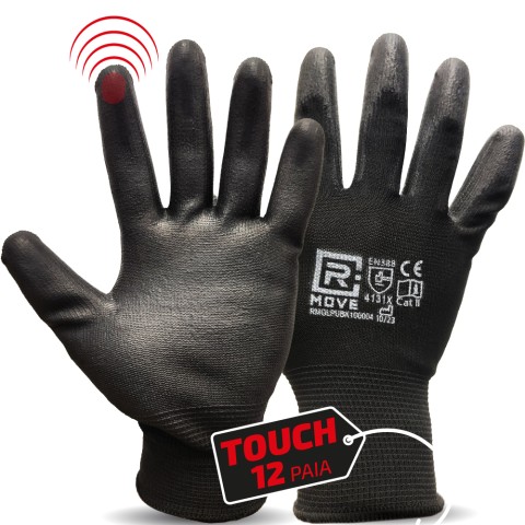 Guanti Lavoro RMove - XXL - Touch Screen - in Poliuretano - 12 paia