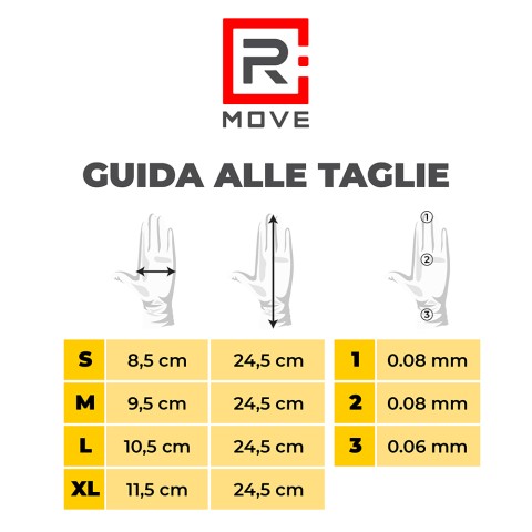 Guanti Vinile - XL - 100 pz - Monouso - Senza polvere - RMove