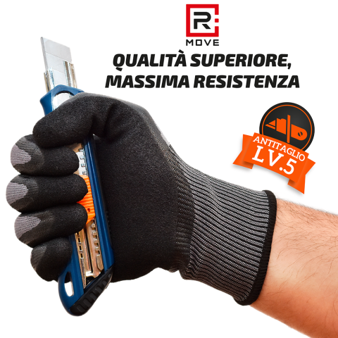 Guanti da Lavoro Antitaglio RMove - Liv. 5 - L - 1 paio