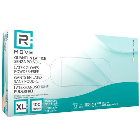 Guanti Lattice - XL - 100 pz - Monouso - Senza polvere - RMove