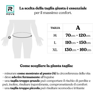 Pannoloni Assorbenti RMove - L - 100 pz - Active Life Diapers - 4 confezioni da 25 pannoloni