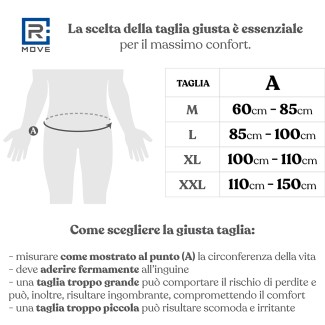 Mutandine Assorbenti RMove - XL - 108 pz - Active Life Pants - 12 confezioni da 9 mutandine