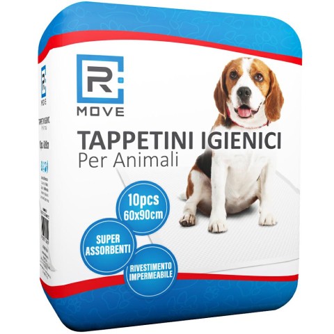 Tappetini igienici per cani RMove - 60x90cm - 10 pz - Con adesivi
