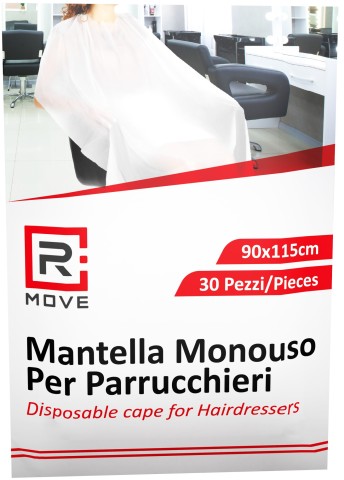 Mantelline Monouso per parrucchieri RMove - 30 pz - 90x115 cm