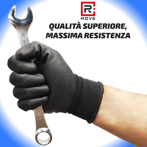 Guanti Lavoro RMove - L - Touch Screen - in Poliuretano - 12 paia