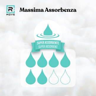 Pannoloni Assorbenti RMove - L - 100 pz - Active Life Diapers - 4 confezioni da 25 pannoloni