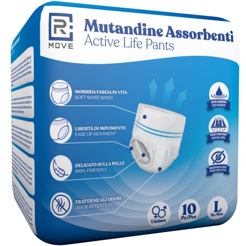 Mutandine Assorbenti RMove - L - 10 pz - Active Life Pants