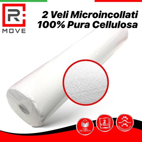 Lenzuolini Medici RMove - 6 rotoli carta - 60 cm x 60 m