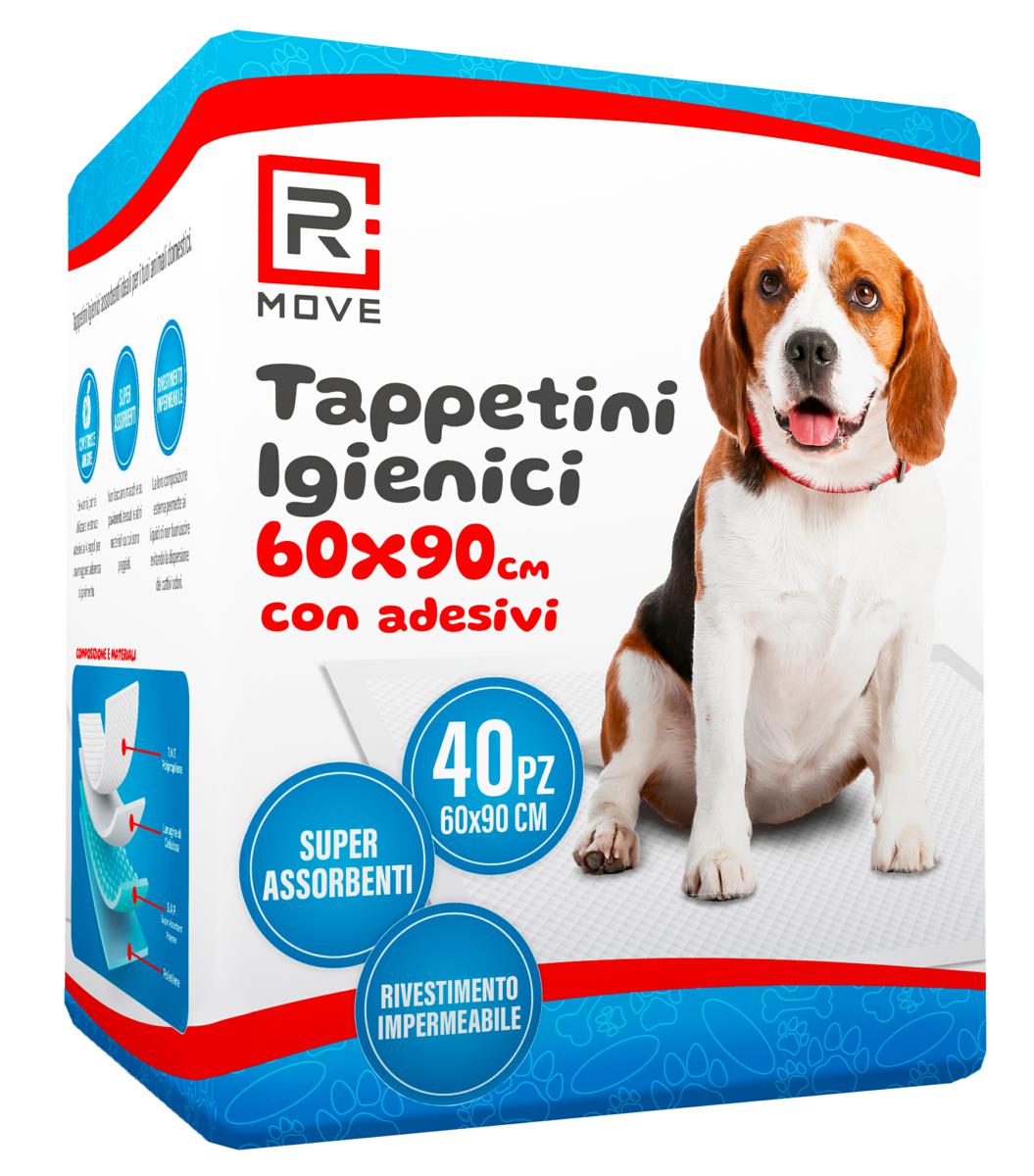 Tappetini per cani RMove - 60x90cm - 40 pz - Con adesivi